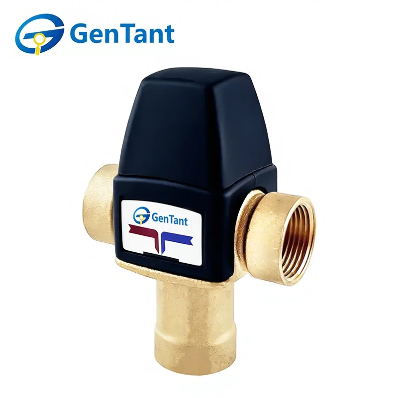 Mitigeur thermostatique avec sortie d'eau par le bas