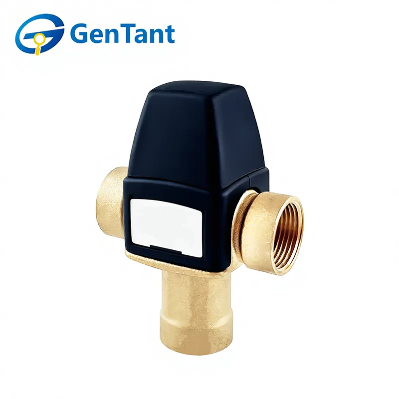 Mitigeur thermostatique avec sortie d'eau par le bas