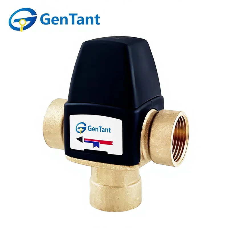 Mitigeur thermostatique avec sortie d'eau latérale